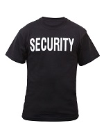 ROTHCO SECURITY 2-SIDED T-SHIRT